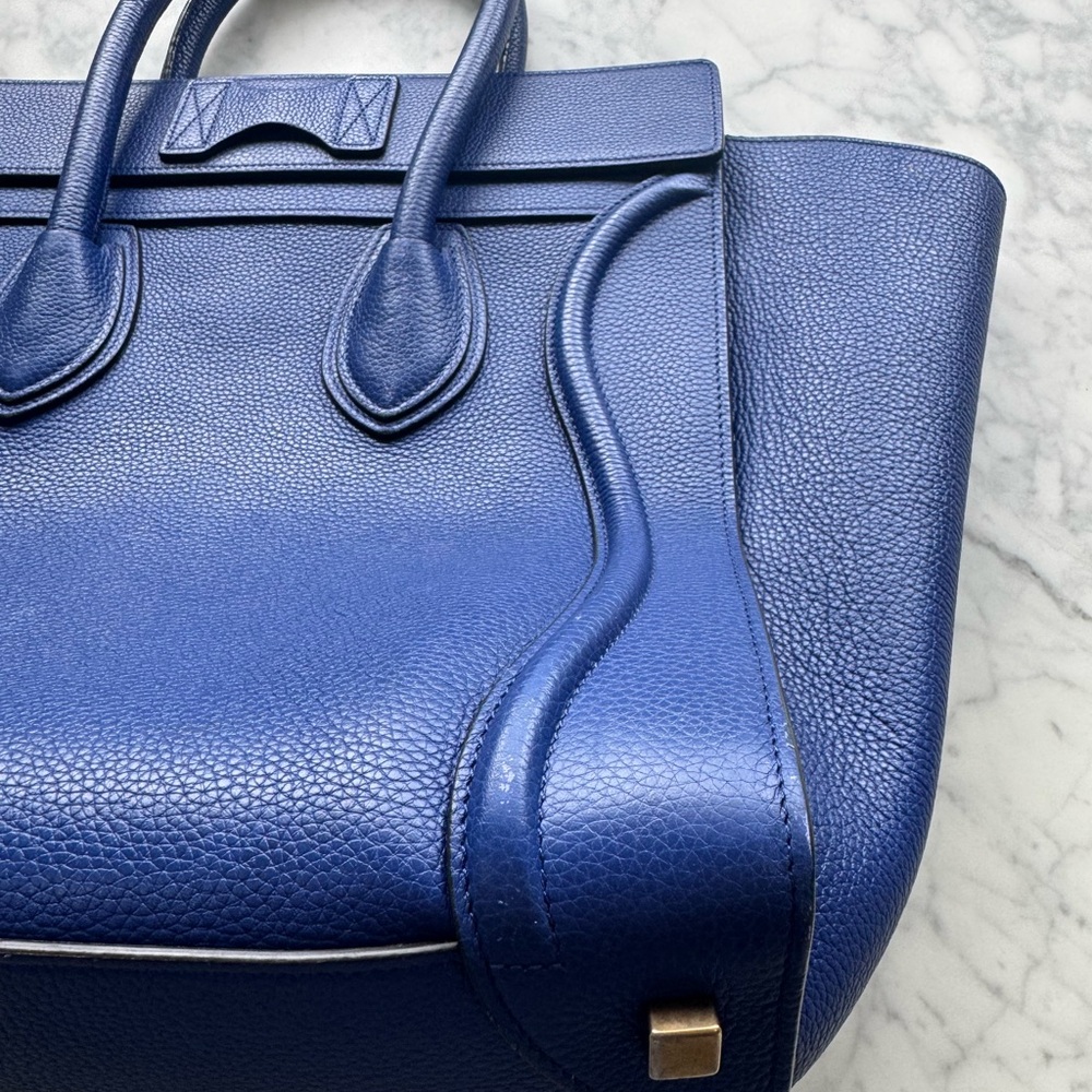 CELINE Tote Handbag Cobalt Blue - Picture 11 of 14